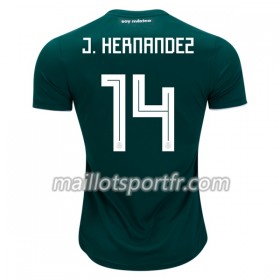 Maillot de Foot Mexique J.Hernandez 14 Domicile Coupe du monde 2018